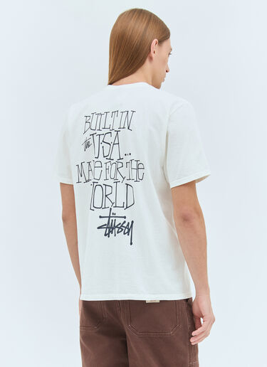 LN-CC® - Stüssy: Built In Usa T-Shirt - Beige Stüssy Built In Usa T-Shirt Beige sts0159021