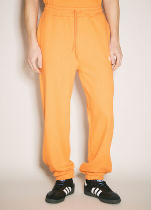 LN-CC® - Boiler Room: Logo Print Track Pants - Orange Boiler Room Logo Print Track Pants Orange bor0155006