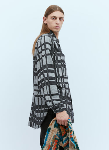 LN-CC® - Engineered Garments: Check Work Shirt - Grey Engineered Garments Check Work Shirt Grey egg0154002