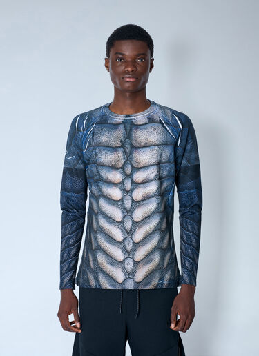 Nike by Yaku Re-Create Longsleeve Top Blue nik0165013
