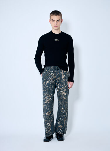 LN-CC® - Diesel: K-Zachary-Round Sweater - Black Diesel K-Zachary-Round Sweater Black dsl0159007