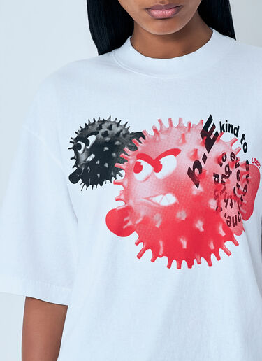 LN-CC® - b.Eautiful x LTTT: Puffy Fish T-Shirt - White b.Eautiful x LTTT Puffy Fish T-Shirt White bea0363002
