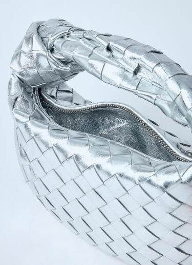 LN-CC® - Bottega Veneta: Mini Jodie Handbag - Silver Bottega Veneta Mini Jodie Handbag Silver bov0259069