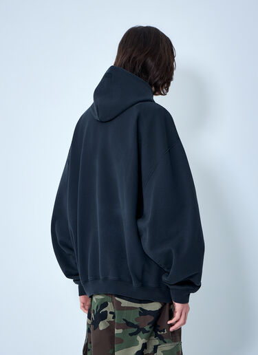 VETEMENTS 巴黎游客拉链连帽衫 黑色 vet0164003
