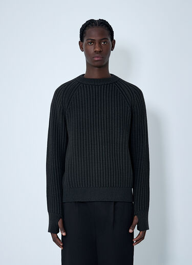 Junya Watanabe 罗纹针织毛衣 黑色 jwn0162005