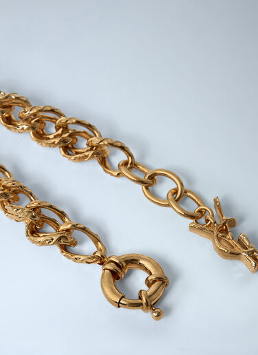 Saint Laurent Rope Bracelet Gold sla0261135