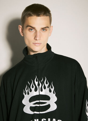 LN-CC® - Balenciaga: Tracksuit Jacket - Black Balenciaga Tracksuit Jacket Black bal0157001