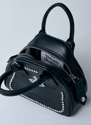 LN-CC® - Vivienne Westwood: Mini Yasmine Handbag - Black Vivienne Westwood Mini Yasmine Handbag Black vvw0260016