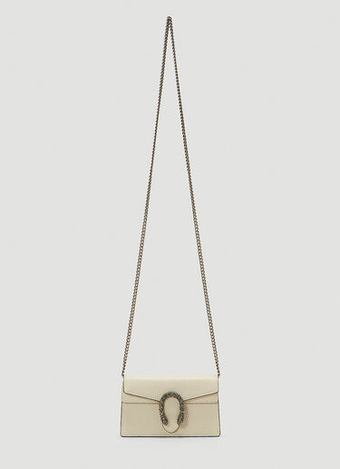 LN-CC® - Gucci: Dionysus Super Mini Shoulder Bag - White Gucci Dionysus Super Mini Shoulder Bag White guc0243122