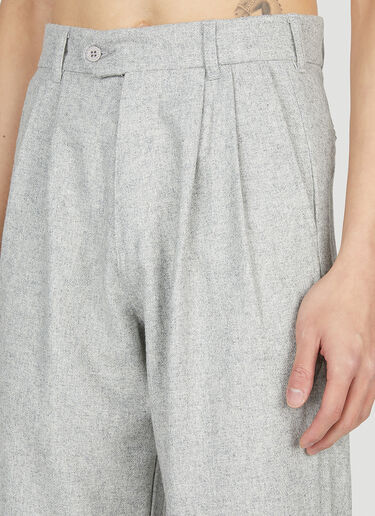 LN-CC® - Saintwoods: Patch Wool Pants - Grey Saintwoods Patch Wool Pants Grey swo0151008