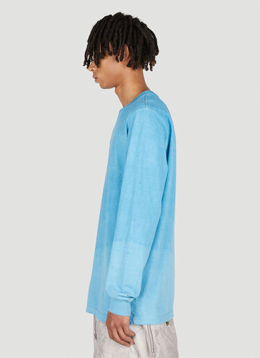 LN-CC® - NOTSONORMAL: Splashed Long Sleeve T-Shirt - Blue NOTSONORMAL Splashed Long Sleeve T-Shirt Blue nsm0351021