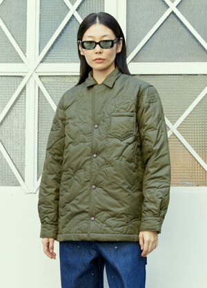 Sky High Farm Workwear キルティングオーバーシャツ グリーン skh0354004