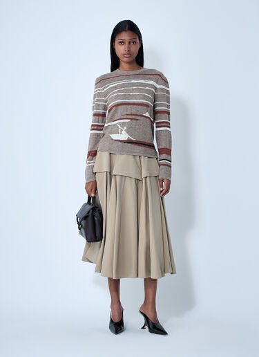 LN-CC® - Bottega Veneta: 棉麻针织衫 - 米色 Bottega Veneta 棉麻针织衫 米色 bov0261005