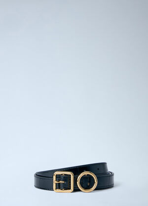 Jacquemus La Ceinture Regalo Fine Belt Black jac0264061