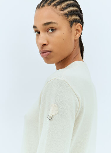 LN-CC® - Moncler x Willow Smith: Crewneck Sweater - Beige Moncler x Willow Smith Crewneck Sweater Beige mwi0258012