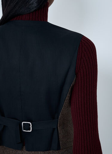LN-CC® - Max Mara: Wool Waistcoat - Brown Max Mara Wool Waistcoat Brown max0262065