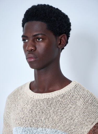 LN-CC® - ACMH: Textured Knit Sweater - Brown ACMH Textured Knit Sweater Brown acm0164003