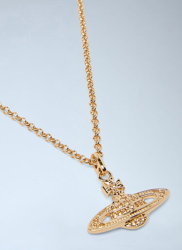 LN-CC® - Vivienne Westwood: Mini Bas Relief Necklace - Gold Vivienne Westwood Mini Bas Relief Necklace Gold vvw0146054