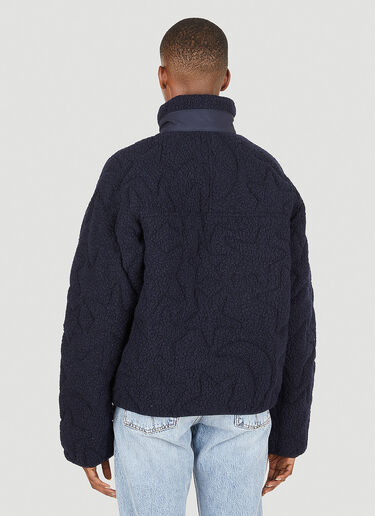 Sky High Farm Workwear 绗缝抓绒拉链夹克 藏蓝 skh0350008