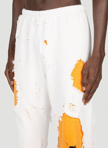 LN-CC® - Liberal Youth Ministry: Distressed Track Pants - White Liberal Youth Ministry Distressed Track Pants White lym0152002