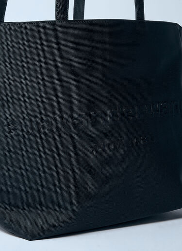 LN-CC® - Alexander Wang: Punch Cotton Tote Bag - Black Alexander Wang Punch Cotton Tote Bag Black awg0259043