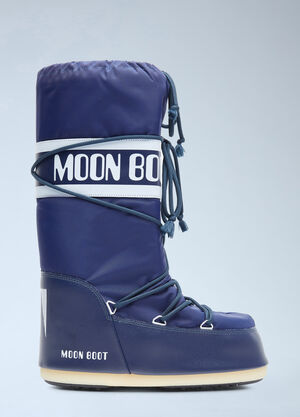 Moon Boot Icon Nylon Boots Blue mnb0354003