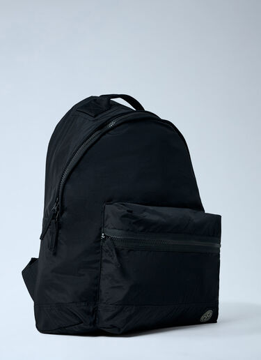 LN-CC® - Stone Island: 带有Logo图案的背包 - 黑色 Stone Island 带有Logo图案的背包 黑色 sto0164023