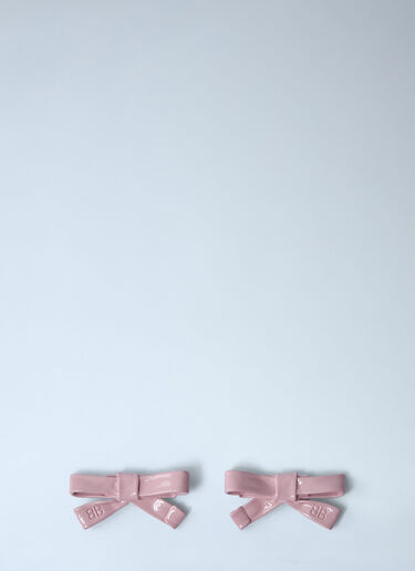 Balenciaga リボン イヤリング  ピンク bal0261051