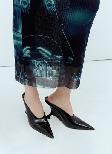 LN-CC® - Jean Paul Gaultier: Pigalle Mesh Long Skirt - Navy Jean Paul Gaultier Pigalle Mesh Long Skirt Navy jpg0258004
