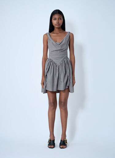 LN-CC® - Vivienne Westwood: Mini Sunday Dress - White Vivienne Westwood Mini Sunday Dress White vvw0261011