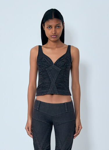 LN-CC® - Miss Sixty x KNWLS: Ruched Top - Black Miss Sixty x KNWLS Ruched Top Black msk0263019