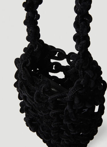 LN-CC® - KARA: Knot Tech Pouch Shoulder Bag - Black KARA Knot Tech Pouch Shoulder Bag Black kar0251011