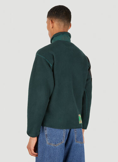 LN-CC® - (Di)vision: (DI)Construct Fleece Split Sweatshirt - Green (Di)vision (DI)Construct Fleece Split Sweatshirt Green div0149001