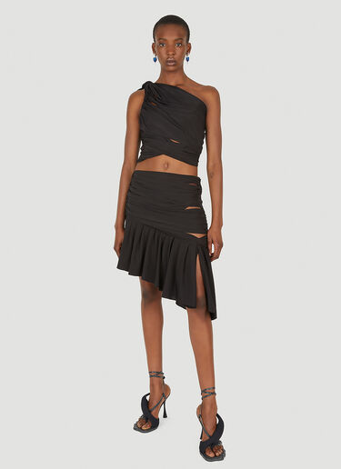 LN-CC® - DI PETSA: Oracle Skirt - Black DI PETSA Oracle Skirt Black dip0248005