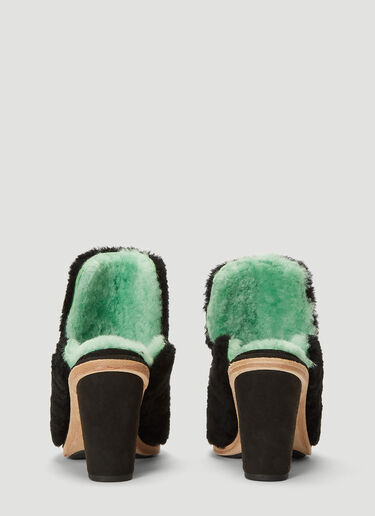 LN-CC® - Eckhaus Latta: Open-Toe Heel Mules - Black Eckhaus Latta Open-Toe Heel Mules Black eck0238002