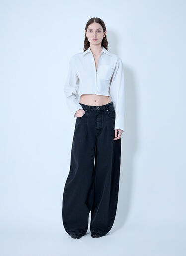 Jacquemus De-Nîmes Ovalo Jeans Black jac0264029