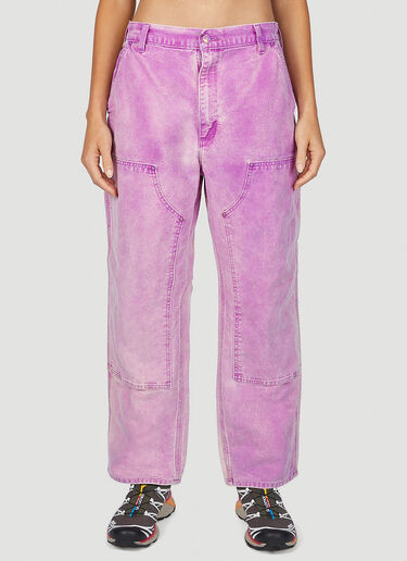 LN-CC® - NOTSONORMAL: Washed Working Jeans - Purple NOTSONORMAL Washed Working Jeans Purple nsm0351008