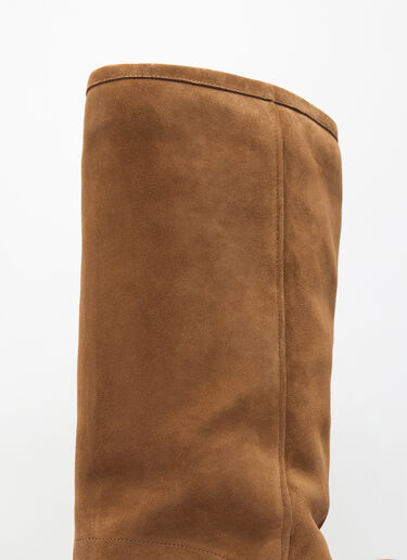 LN-CC® - Balenciaga: Alaska Faux-Fur High Boots - Beige Balenciaga Alaska Faux-Fur High Boots Beige bal0157037
