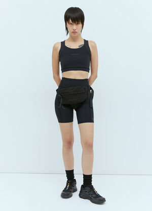 LN-CC® - RUNNING ORDER: Ash 8 Compression Shorts - Black RUNNING ORDER Ash 8 Compression Shorts Black run0354008