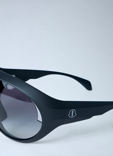 Moncler + Rick Owens 바이저 실드 선글라스 블랙 mcs0363025