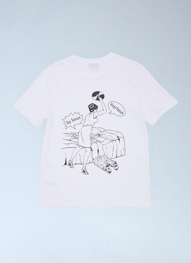 LN-CC® - Toy Tonics: Logo Motif T-Shirt - White Toy Tonics Logo Motif T-Shirt White toy0363002
