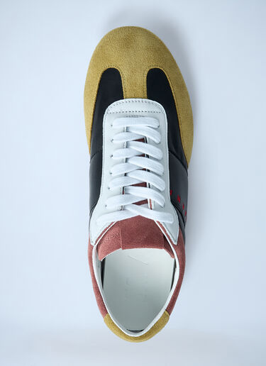 LN-CC® - Marni: Softy Soccer Leather Sneakers - Green Marni Softy Soccer Leather Sneakers Green mni0262008