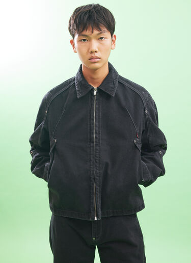 LN-CC® - Kiko Kostadinov x Levi's: Denim Jacket - Black Kiko Kostadinov x Levi's Denim Jacket Black kil0158021