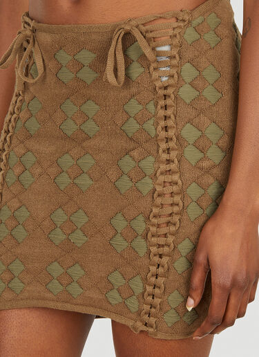 LN-CC® - Isa Boulder: Expandable Quilted Tube Skirt - Khaki Isa Boulder Expandable Quilted Tube Skirt Khaki isa0250004
