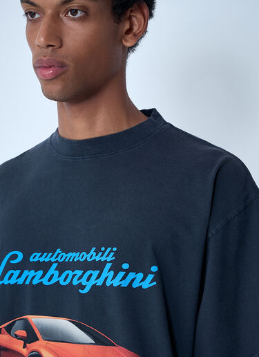 Balenciaga x Lamborghini Automobili Lamborghini T-Shirt Black bll0162003