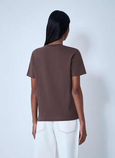LN-CC® - Jacquemus: Le T-Shirt Gros Grain - Brown Jacquemus Le T-Shirt Gros Grain Brown jac0262010