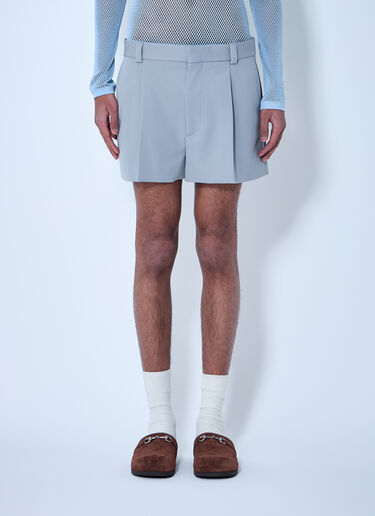LN-CC® - Gucci: Wool Tailored Shorts - Grey Gucci Wool Tailored Shorts Grey guc0160007