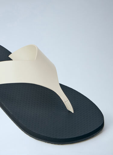 LN-CC® - The Row: Dune Classic Ginza Sandals - Ivory The Row Dune Classic Ginza Sandals Ivory row0264000