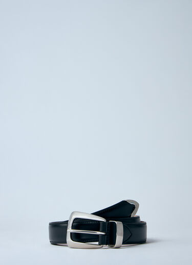 Khaite Benny レザーベルト  ブラック kha0260007