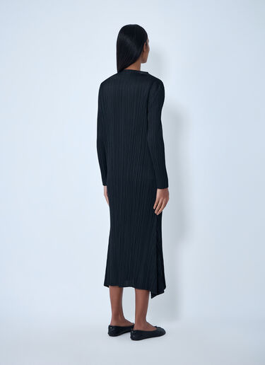 Pleats Please Issey Miyake 褶皱长袖连衣裙 黑色 plp0263004